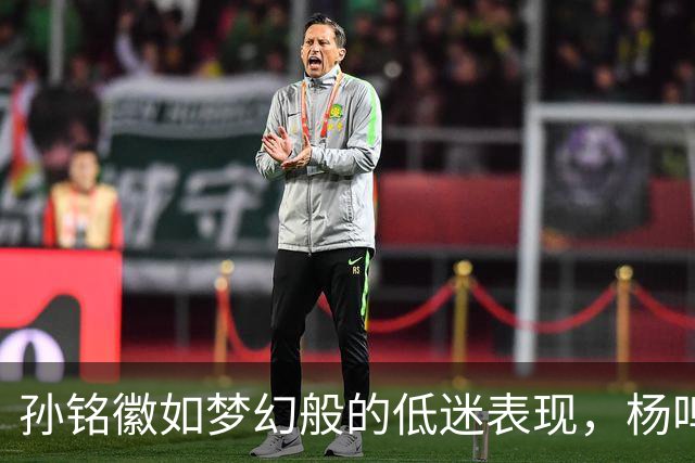 孙铭徽如梦幻般的低迷表现，杨鸣深刻点评：广厦已无多时